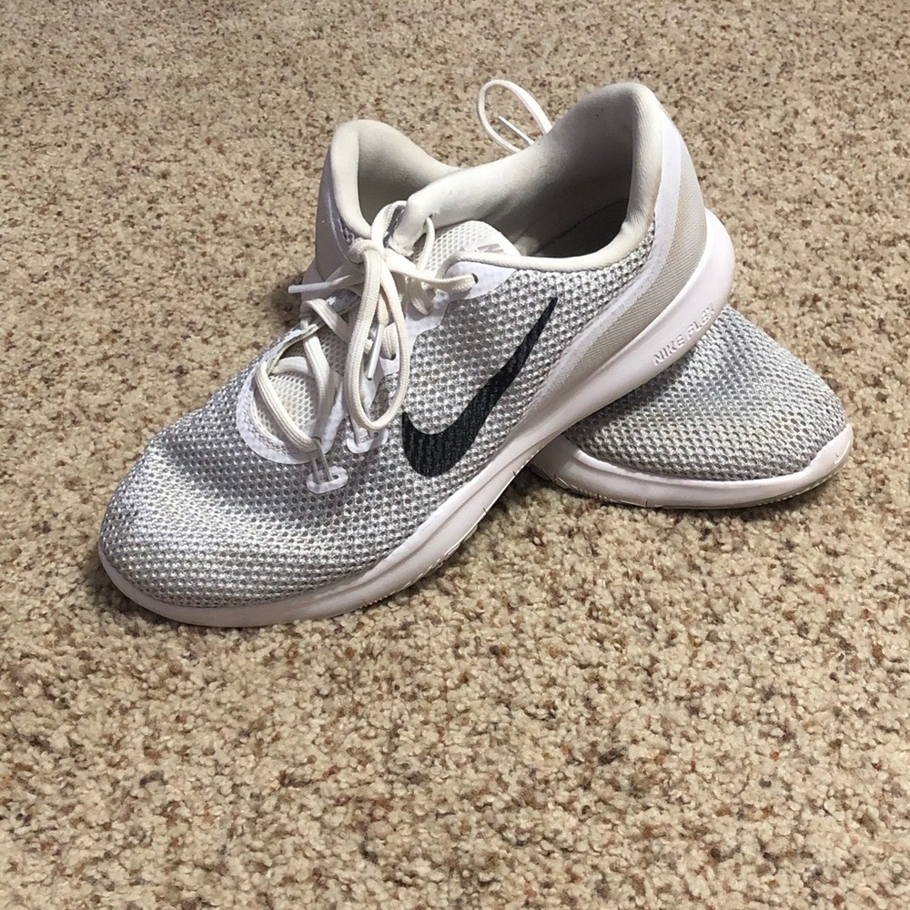 White Nike Runners